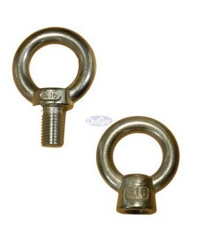 STS 304 Eye Bolt & Nut (Stainless)